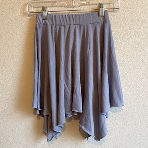 Xhilaration - Gray Flowy Skater Skirt